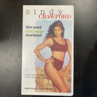 Cindy Crawford - The Next Challenge Workout VHS (VG+/M-) -kuntoilu-