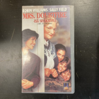 Mrs. Doubtfire - isä sisäkkönä VHS (VG+/M-) -komedia/draama-