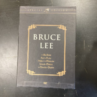 Bruce Lee Box (special edition) 5DVD (VG+-avaamaton/VG+) -toiminta- (kolme avaamatonta, kaksi avattu)