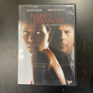 Perfect Stranger - vaara verkossa DVD (M-/M-) -jännitys-