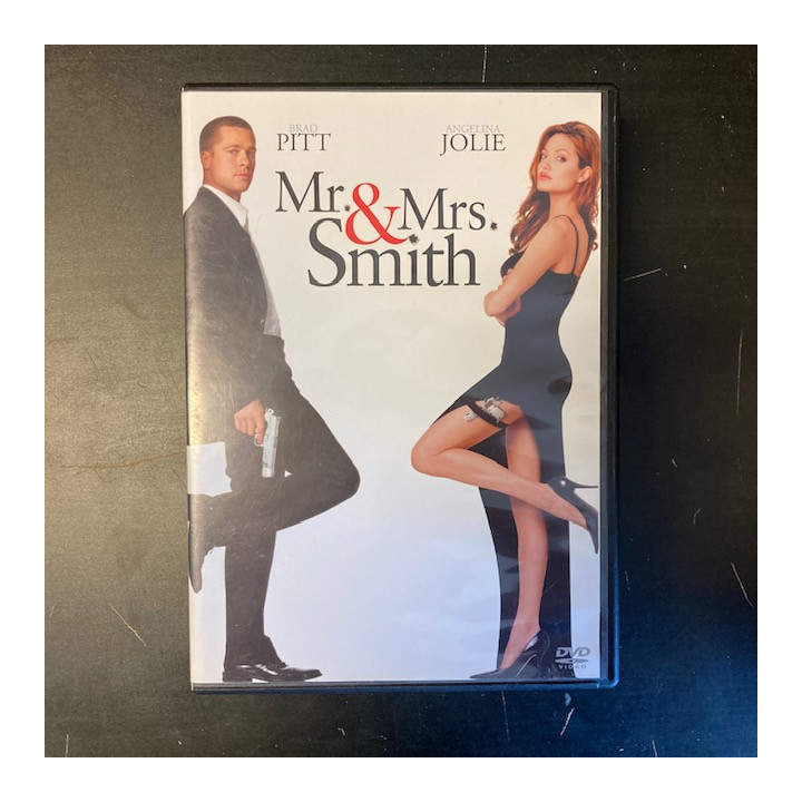 Mr. & Mrs. Smith DVD (VG+/M-) -toiminta/komedia-