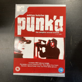 Punk'd - Kausi 2 2DVD (VG+-M-/M-) -tv-sarja-