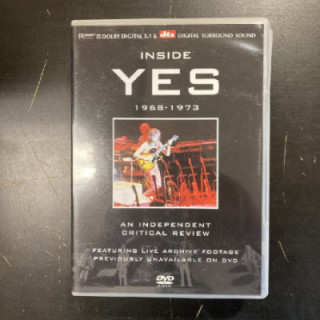 Yes - Inside Yes 1968-1973 DVD (M-/M-) -dokumentti- (ei suomenkielistä tekstitystä)