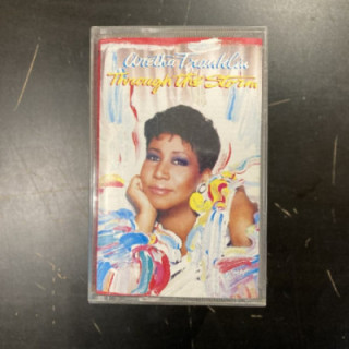 Aretha Franklin - Through The Storm C-kasetti (VG+/M-) -soul-
