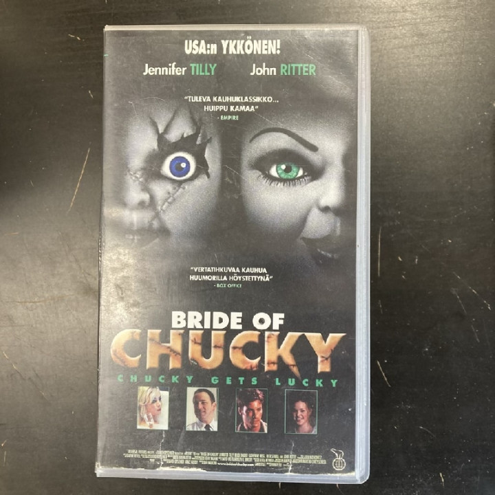 Bride Of Chucky VHS (VG+/VG+) -kauhu-