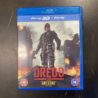Dredd Blu-ray 3D+Blu-ray (M-/M-) -toiminta/sci-fi- (ei suomenkielistä tekstitystä)