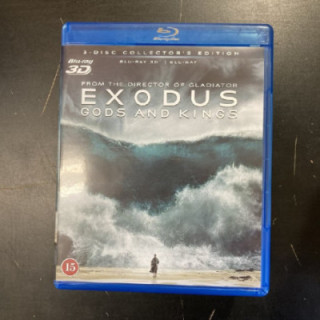 Exodus - Gods And Kings (collector's edition) Blu-ray 3D+Blu-ray (M-/M-) -seikkailu-