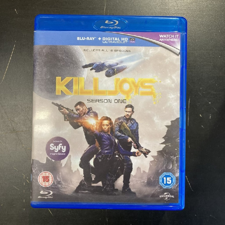 Killjoys - Season 1 Blu-ray (M-/M-) -tv-sarja- (ei suomenkielistä tekstitystä)