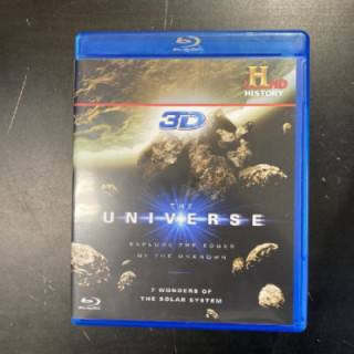 Universe - 7 Wonders Of The Solar System Blu-ray 3D+Blu-ray (M-/M-) -dokumentti- (ei suomenkielistä tekstitystä)