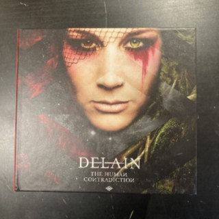 Delain - The Human Contradiction (limited edition) 2CD (VG-VG+/M-) -symphonic metal-