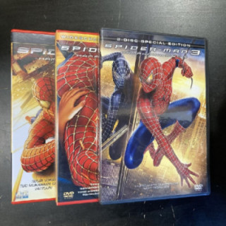 Spider-Man - Hämähäkkimies 1-3 5DVD (VG+/M-) -toiminta-