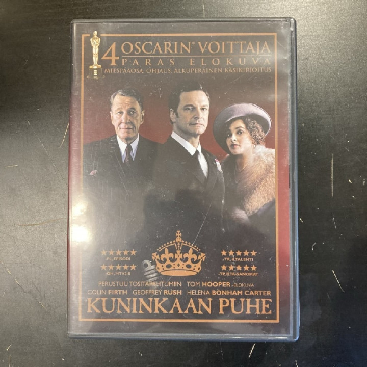 Kuninkaan puhe DVD (M-/M-) -draama-