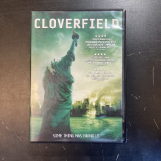 Cloverfield DVD (VG+/M-) -toiminta/sci-fi-