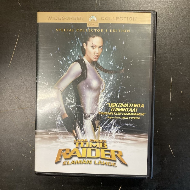 Lara Croft Tomb Raider - elämän lähde DVD (M-/M-) -seikkailu-