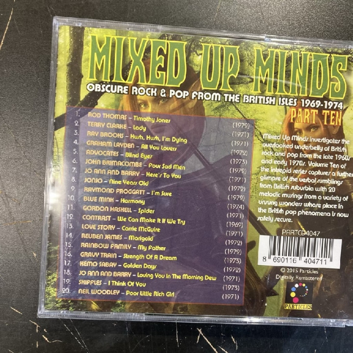 V/A - Mixed Up Minds Part Ten (Obscure Rock & Pop From The British Isles 1969-1974) CD (M-/VG+)