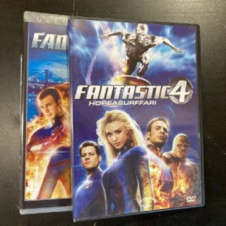 Fantastic 4 1-2 3DVD (VG+-M-/M-) -toiminta/sci-fi-