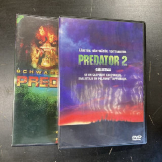 Predator - saalistaja 1-2 3DVD (M-/M-) -toiminta/sci-fi-