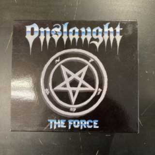Onslaught - The Force (limited numbered edition) (MEX/2013) CD (VG+/VG+) -thrash metal-