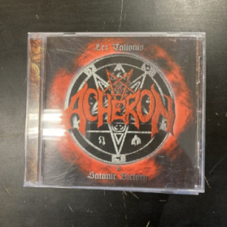 Acheron - Lex Talionis / Satanic Victory CD (VG+/M-) -death metal-