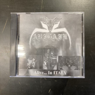 Abigail - Alive... In Italy CD (VG/M-) -black metal/thrash metal-