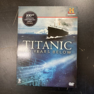 Titanic - 100 Years Below 3DVD (M-/M-) -dokumentti- (ei suomenkielistä tekstitystä)