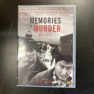 Memories Of Murder DVD (M-/M-) -jännitys-