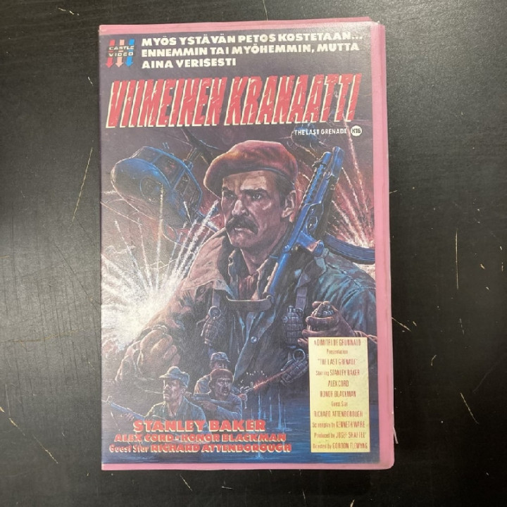 Viimeinen kranaatti VHS (VG+/VG+) -toiminta-