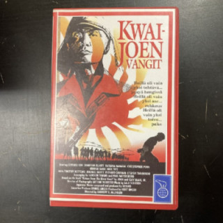 Kwai-joen vangit VHS (VG+/M-) -sota/draama-