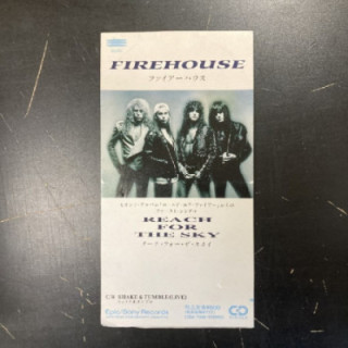 Firehouse - Reach For The Sky (JPN/ESDA7098/1992) CDS (VG+/VG+) -hard rock-