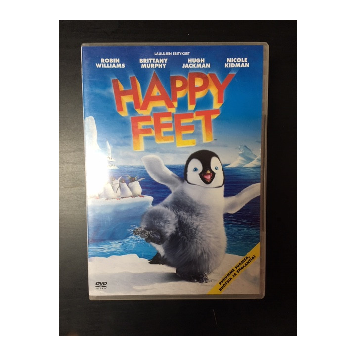 Happy Feet DVD (M-/M-) -animaatio-