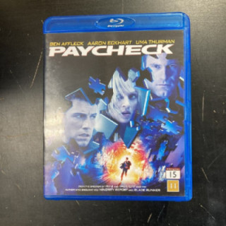 Paycheck Blu-ray (M-/M-) -toiminta-
