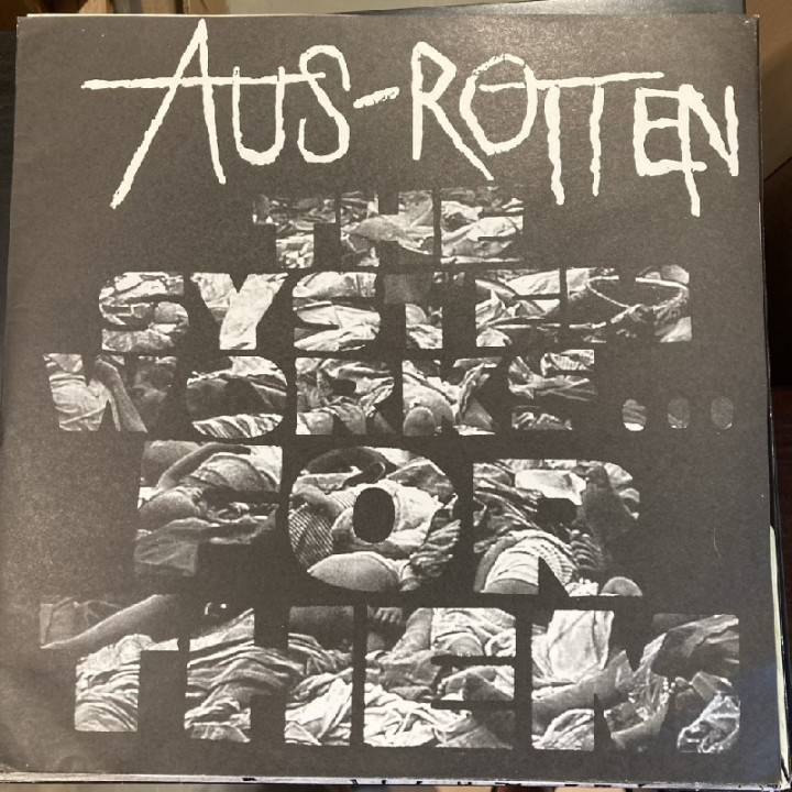 Aus-Rotten - The System Works... For Them (US/1996/blue) LP (M-/M-) -hardcore-