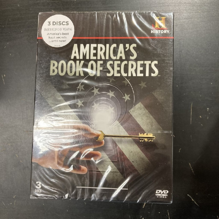 America's Book Of Secrets 3DVD (avaamaton) -dokumentti- (ei suomenkielistä tekstitystä)