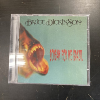 Bruce Dickinson - Scream For Me Brazil CD (VG/M-) -heavy metal-