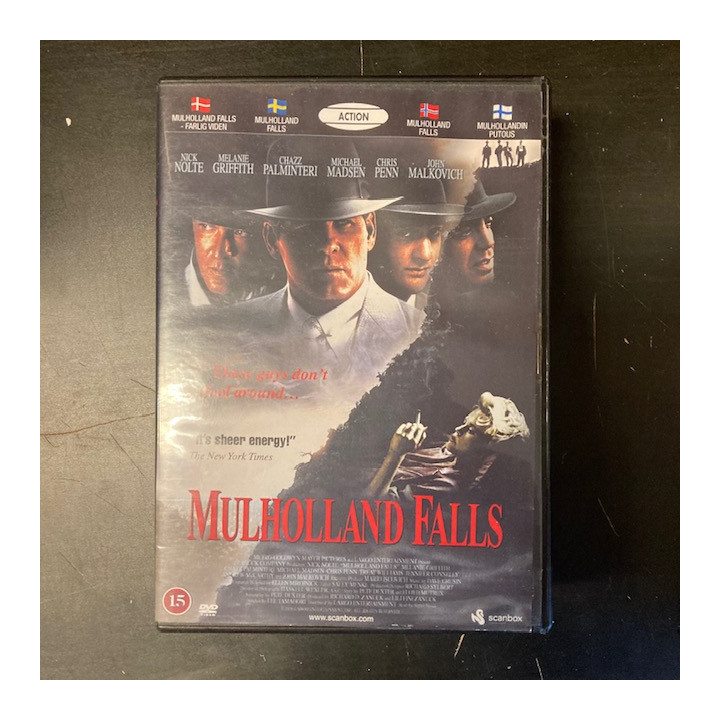 Mulholland Falls DVD (VG+/M-) -jännitys-