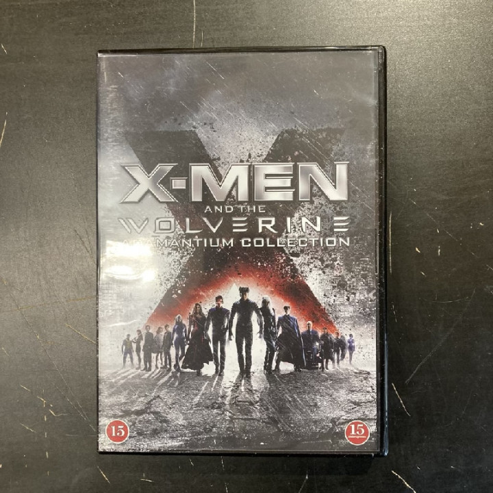 X-Men And The Wolverine - Adamantium Collection 6DVD (VG+-M-/M-) -toiminta/sci-fi-