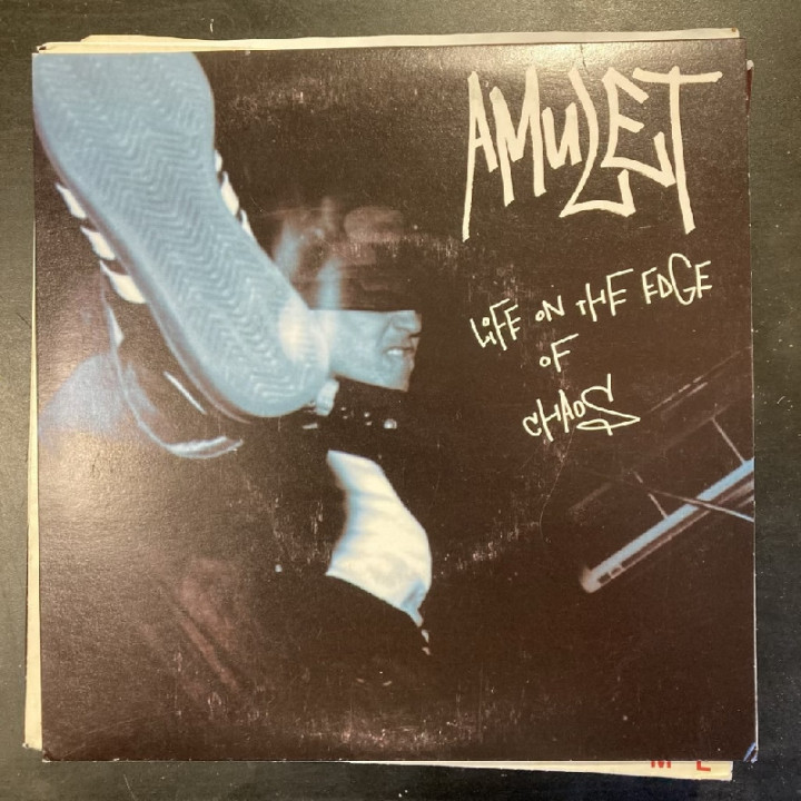 Amulet - Life On The Edge Of Chaos (blue vinyl) 7'' (M-/VG+) -hardcore-