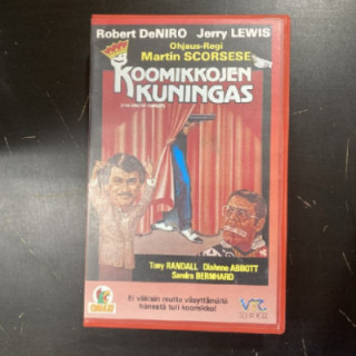 Koomikkojen kuningas VHS (VG+/VG+) -komedia/draama-