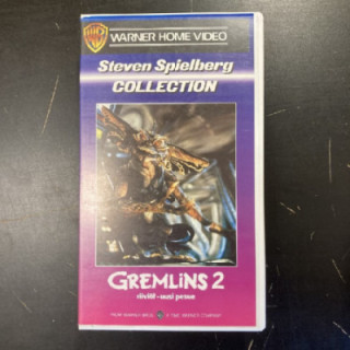 Gremlins 2 VHS (VG+/M-) -kauhu/komedia-