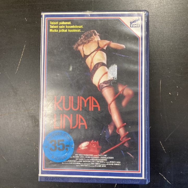 Kuuma linja VHS (VG+/VG+) -jännitys-