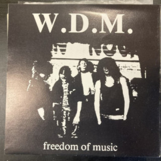 W.D.M. - Freedom Of Music 7'' (VG+/M-) -hardcore-