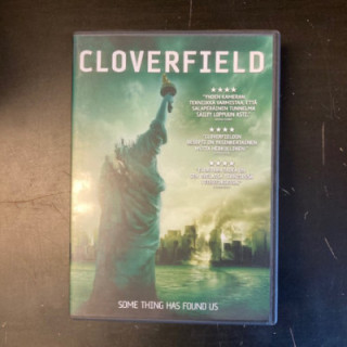 Cloverfield DVD (M-/M-) -toiminta/sci-fi-
