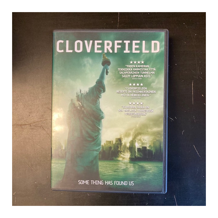 Cloverfield DVD (M-/M-) -toiminta/sci-fi-