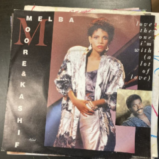 Melba Moore & Kashif - Love The One I'm With (A Lot Of Love) 7''  (M-/VG+) -disco-