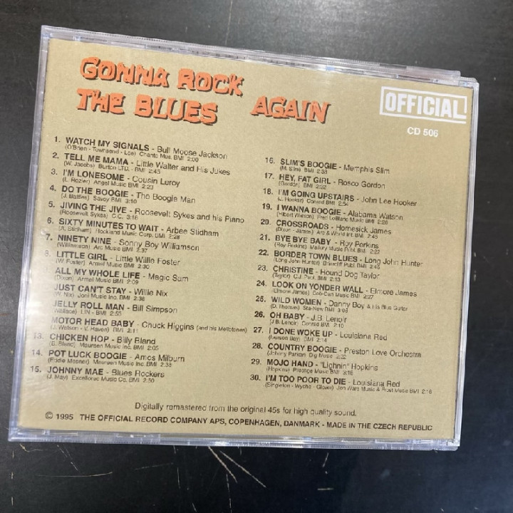 V/A - Gonna Rock The Blues Again CD (VG+/M-)