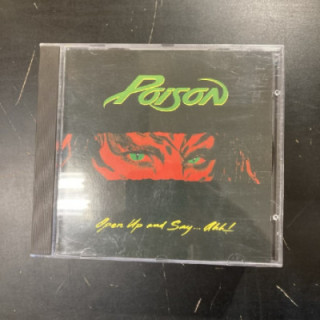 Poison - Open Up And Say... Ahh! CD (VG+/VG+) -hard rock-