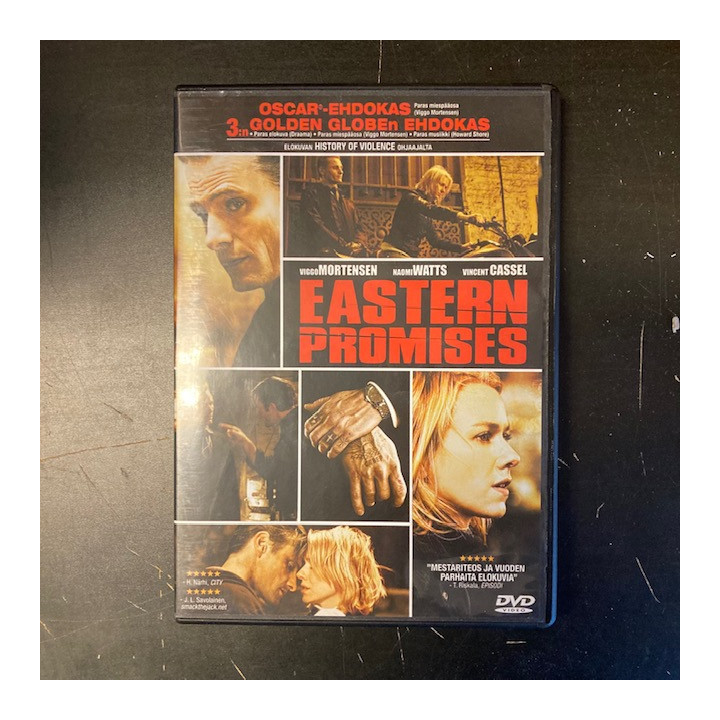 Eastern Promises DVD (VG/M-) -jännitys-