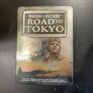 March To Victory - Road To Tokyo 5DVD (VG+-M-/M-) -dokumentti-