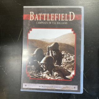 Battlefield - Balkanin sotaretki DVD (VG+/VG+) -dokumentti-