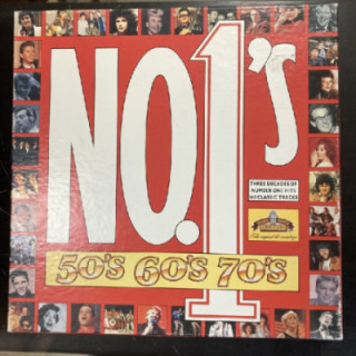 V/A - No.1's 50's 60's 70's (Three Decades Of Number One Hits) 10LP (VG+/VG+)